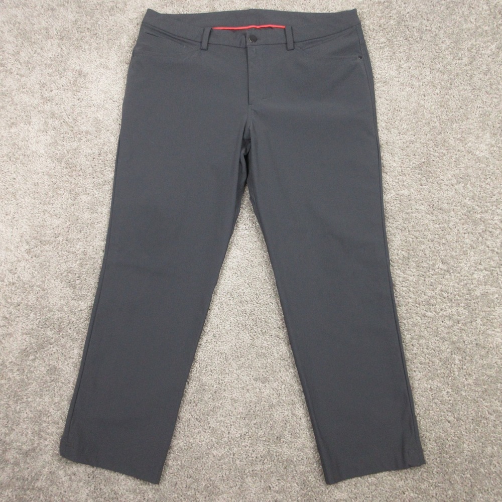 Lululemon Pants Mens 36x28 Gray Performance Golf Chinos Business Office Comfort